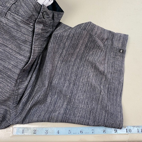 Quiksilver Amphibian Shorts Mens 28x9 Gray Flat Front Hybrid Hiking Swim - Picture 10 of 12